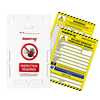 TempWorks-tag Kit, English, Black, Yellow, Red on White, 10 Tempworks-tag Holders, 10 Tempworks-tag Inserts, 1 Pen, TempWorks-tag INSPECTION RECORD